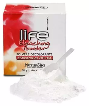 Белый обесцвечивающий порошок+ банка с ложкой