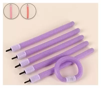 Бигуди «Бумеранг», с фиксатором, D = 1,2 см, 20 см, 6 шт