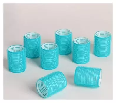 Бигуди «Липучка», D = 4,4 см, в косметичке