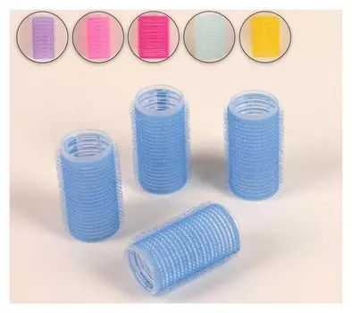 Бигуди «Липучка», D = 4 см, 6 см, 3 шт