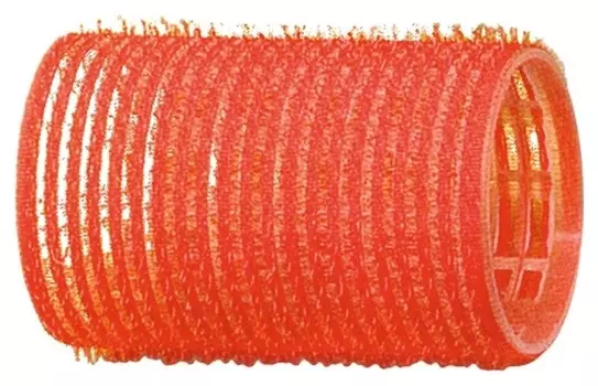 Бигуди-липучки, красные d 36 мм, 12 шт