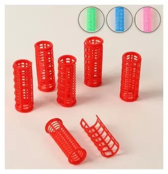 Бигуди с фиксатором, D = 1,5 см, 7 см