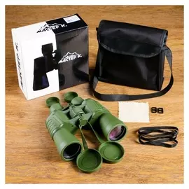 Бинокль 20х50, мастер К. цвет болотный