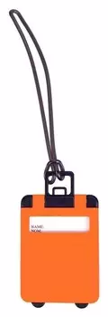 Бирка для багажа Trolley, оранжевая 5603.20