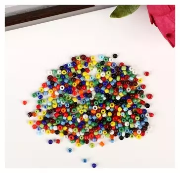 Бисер круглый 12/0 "Разноцветный" 30 гр