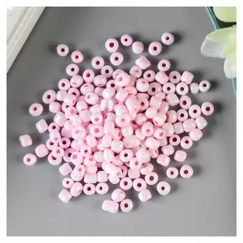 Бисер круглый 6/0 "Розовый" 20 гр