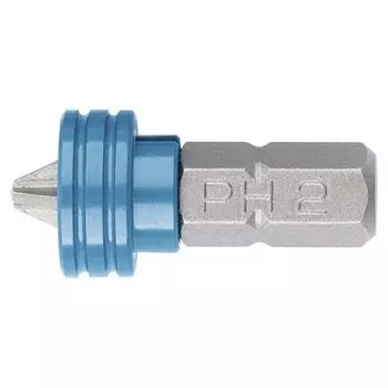 Бита PH2 X 25 мм с ограничителем и магнитом, для гкл, S2