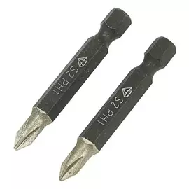 Бита Ritter Diamond Ps20111055, PH 1x50 мм, магнитная, алмазное покрытие, сталь S2, 2 шт.