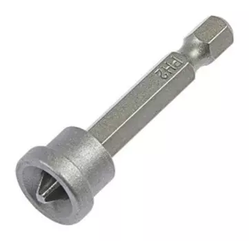 Бита с ограничителем Tundra, для гипсокартона, сталь Crv, PH2 х 50 мм, 1 шт.