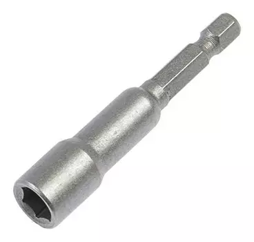 Бита с торцевой головкой Tundra, с магнитом, сталь Crv, 8 х 65 мм, 1 шт.
