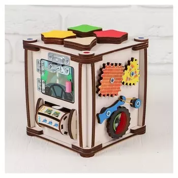 Бизикуб "Транспорт" со светом