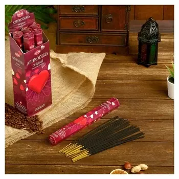 Благовония "HEM" 20 палочек угольные Aphrodisia