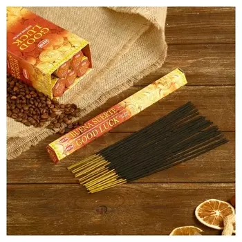 Благовония "HEM" 20 палочек угольные Good Luck