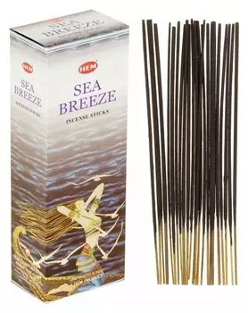 Благовония "HEM" 20 палочек угольные Sea Breeze