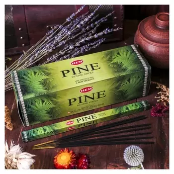 Благовония "HEM" 8 палочек угольные Pine