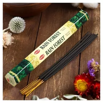 Благовония "HEM Rain Forest" (Дождевой лес), шестигранник, 20 палочек