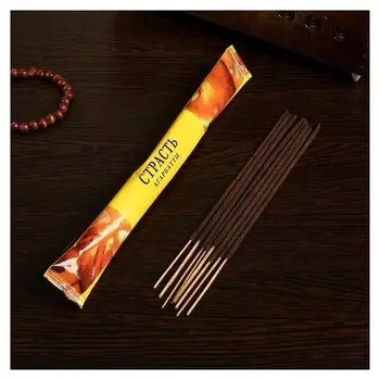 Благовония Страсть 8 палочек в мягкой упаковке