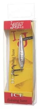 Блесна зимняя Lucky John S-1 с тройником, вес 1,5 г, цвет S