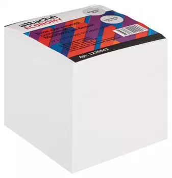 Блок для записей Attache Economy проклеенный 8х8х8, белый, 65 г, 92