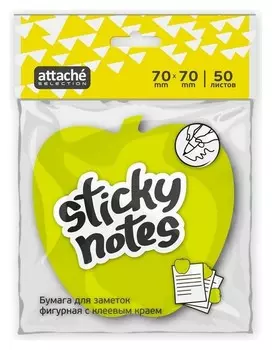 Блок-кубик Attache Selection фигурный яблоко 50 листов