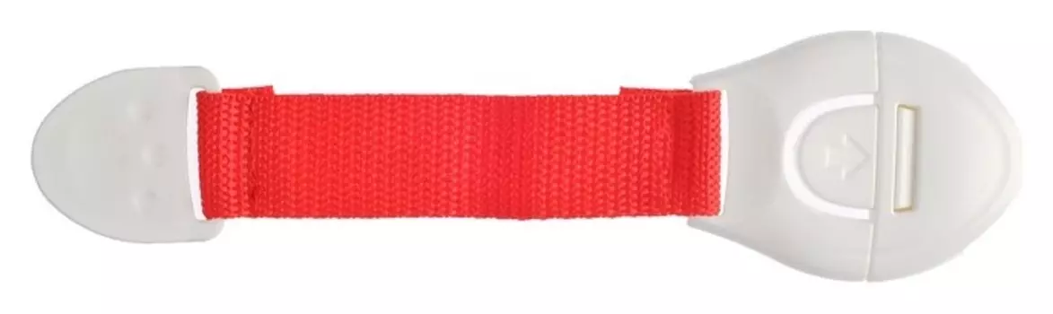 Блокиратор двери гибкий, цвет красный