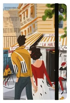 Блокнот А5 100л клетк,горизон Megapolis Journal MY Sketches 4 вида 3-477/04