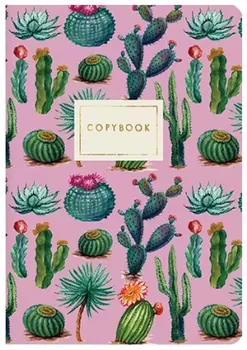 Блокнот малый формат (80х126 мм) А6, 32 л., сшивка, клетка, Bruno Visconti, Soft Touch, кремовый блок 70 г/м2, "Кактус", 7-32-001/10