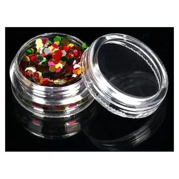 Блёстки для декора, крупные, цвет «радужный»