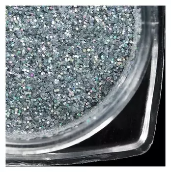 Блёстки для декора, мелкие, цвет серебристый