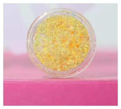 Блёстки для лица и тела, оттенок банановый