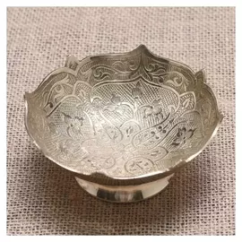 Блюдце латунь "Счастье" 10х10х4 см