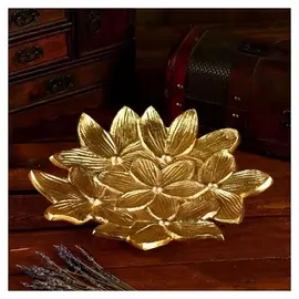 Блюдо алюминий "Соцветие" 28х28х7 см