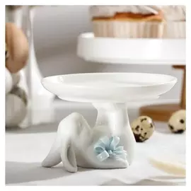 Блюдо для пироженых «Зайка», 13×12×8 см