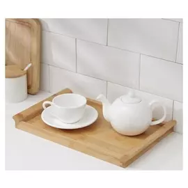 Блюдо для подачи доляна Striata, 33×25 см, бамбук