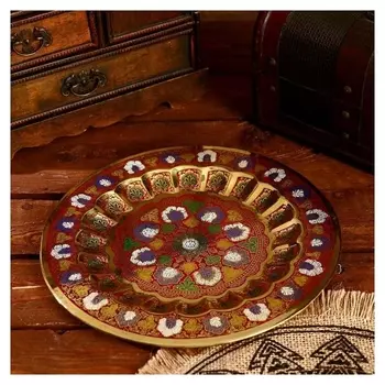 Блюдо латунь "Премиум" 24х24 см