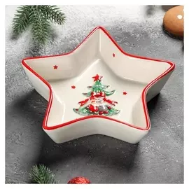 Блюдо «Новогодние помощники», 18×4 см