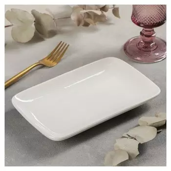 Блюдо прямоугольное White Label, 20×12,5×2,6 см