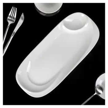 Блюдо с соусником Бланш