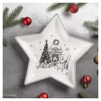 Блюдо сервировочное доляна «Хюгге», 25×23,5×3,3 см