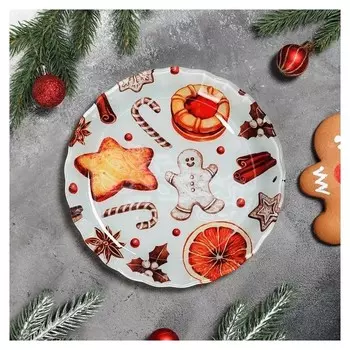 Блюдо сервировочное «Сладости», 19×2,1 см