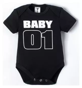 Боди крошка Я "Sport Family", чёрный, р.26, рост 74-80