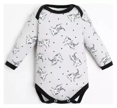 Боди с длинным рукавом крошка Я "Stylish Boy" рост 86-92 см