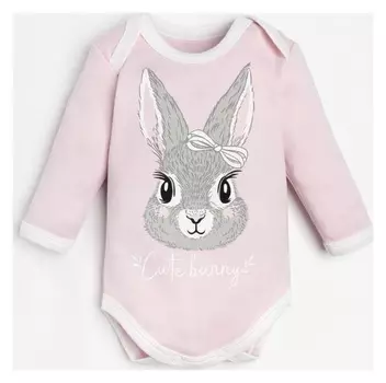 Боди с длинным рукавом крошка Я «Зайчик», рост 80-86 см