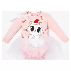 Боди с юбкой крошка Я "Котик", рост 62-68 см