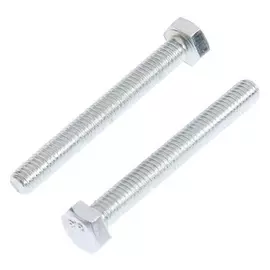 Болт с шестигр. головкой Tundra Krep, DIN 933, М6 х50, к.п. 8.8, цинк, 10 шт.