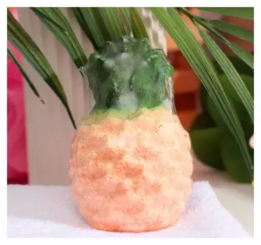 Бомбочка для ванн «Ананас», апельсин