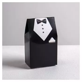 Бонбоньерка свадебная «Костюм жениха», 5.8 × 10 см