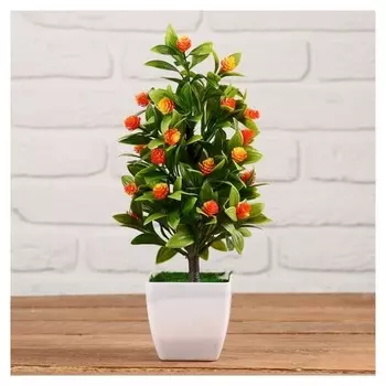 Бонсай "Куст с цветами" 11х26 см