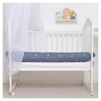 Бортик в кроватку крошка Я "Night Dreams" 20х120 см, 100% хлопок