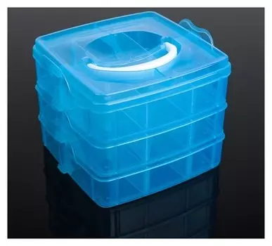 Бокс для хранения, 3 яруса, 18 отделений